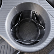 Close-up of the QuadCore Cupholder interior cup support fins